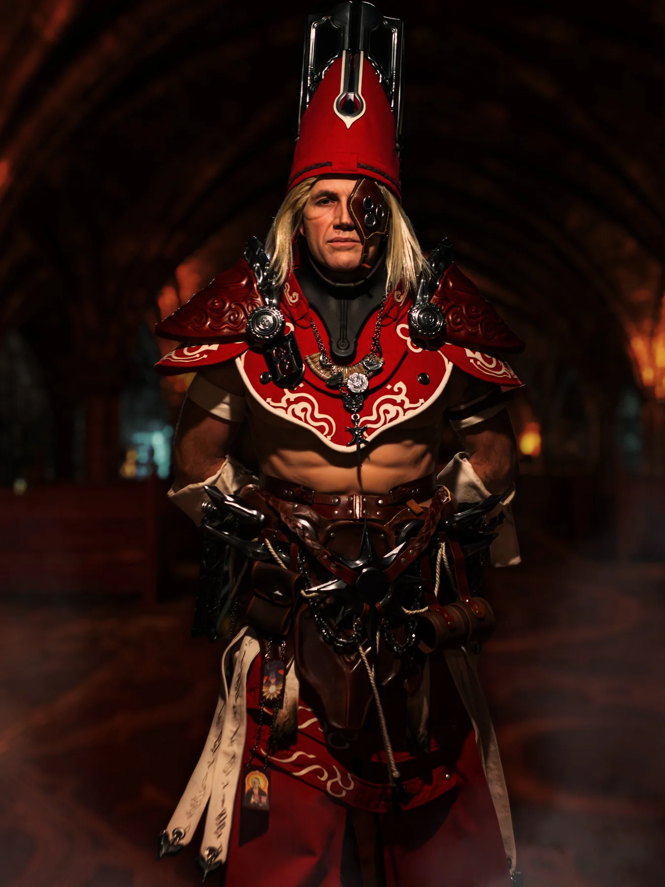 The Father Lyon Allard costume built by Hoku Props at TennoCon 2026